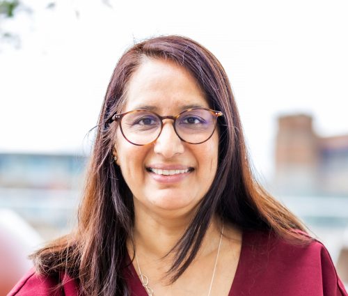 This image is a portrait photo of Professor Shushma Patel.